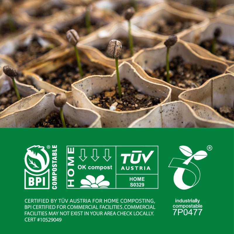 moonygreen أكياس القمامة القابلة للتحلل موونيغرين سعة 13 جالون، أكياس نفايات الطعام الثقيلة للمطبخ، سميكة جداً، معتمدة من BPI ASTM D6400، 49.2 لتر، 50 قطعة - Image 5